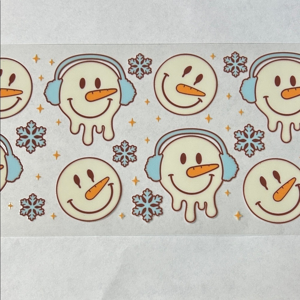 Melting Snowman Cup Decal (87)